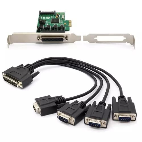 Tarjeta Serial Db9 4 Pto Pcie Brobotix - Image 2