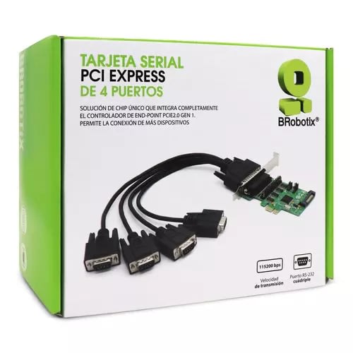 Tarjeta Serial Db9 4 Pto Pcie Brobotix - Image 5