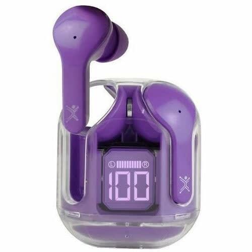 Audífonos Inalámbricos Bluetooth Transparentes Clearbeat Morado | Perfect Choice - Image 4