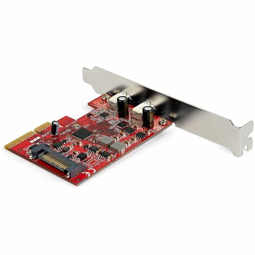 StarTech.com Startech.com Pexusb312c3 Tarjeta Pci Express Usb 3.1 (10gbps) - 2 Puertos Usb C 3.2 Gen 2 - Hasta 10gbps - Soporte Uasp - 2 Total Usb Port(s) - 2 Puerto(s) Usb 3.1 - Linux, Pc