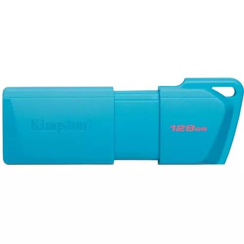 KINGSTON PP FLASH Kingston Usb Datatraveler Exodia M, Capacidad: 128gb, Usb-A 3.2 Gen 1, Color: Azul Neon, Sku: Kc-U2l128-7lb