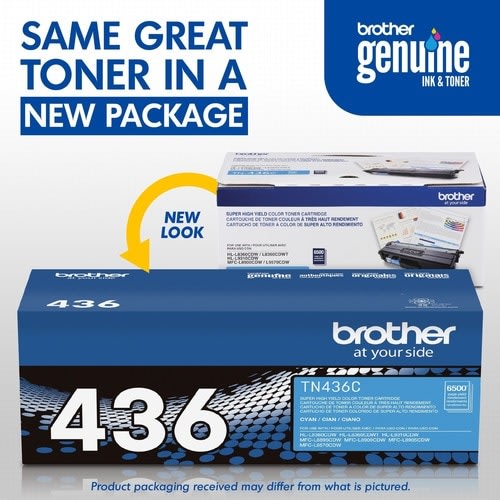 Cartucho De Tóner Brother Tn436c Estándar Rendimiento Láser - Azul Ciánico - Original - 1 Solamente - Láser - Estándar Rendimiento - 1 Solamente - Image 8