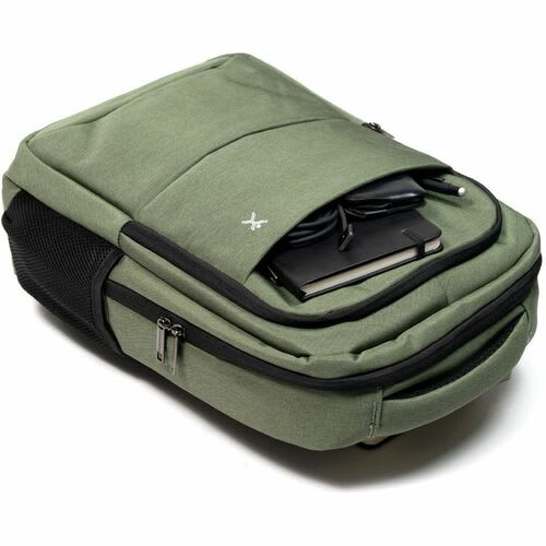 Mochila Para Laptop 15.6" - 17" Amplia Y Resistente Trova Verde | Perfect Choice - Image 3