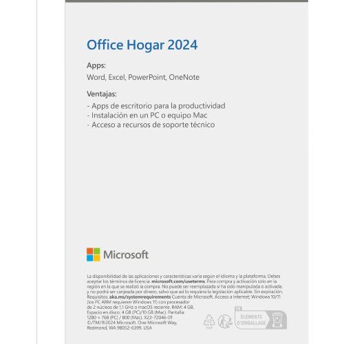 Microsoft Office Home 2024 - Apps Clásicas: Word, Excel, Powerpoint, Onenote De Compra única Para 1 Pc/Mac - Formato Caja - Image 2
