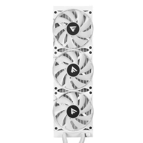 Lqg700 Wh Liquid Cooling Game Factor Lqg700, 360mm, Rgb, 3 120mm Fans, White