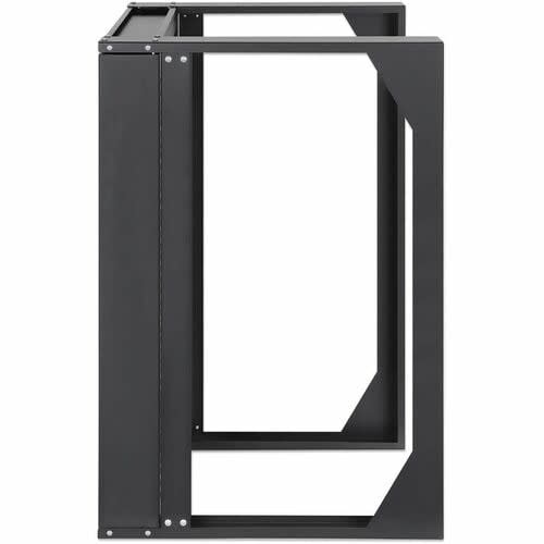 Intellinet 12u Montaje En Pared Caja Abierta Marco De Bastidor Para Material Informático, Equipo De Red, Servidor, Conmutador, Panel De Conexión - 2 Poste400mm Profundidad Del Rack - Negro - Acero, Spcc - 30kg Capacidad De Peso Estático - 3año(s) Garantía - Image 4