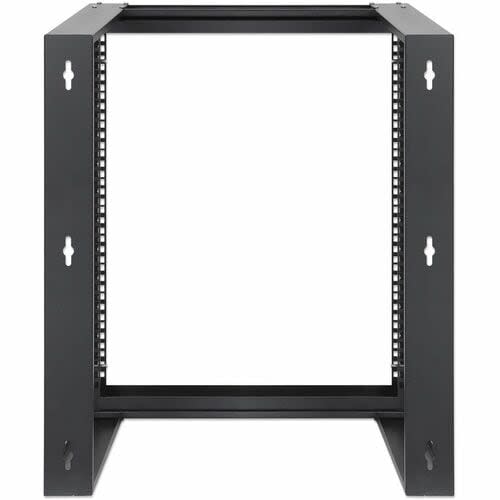 Intellinet 12u Montaje En Pared Caja Abierta Marco De Bastidor Para Material Informático, Equipo De Red, Servidor, Conmutador, Panel De Conexión - 2 Poste400mm Profundidad Del Rack - Negro - Acero, Spcc - 30kg Capacidad De Peso Estático - 3año(s) Garantía - Image 5