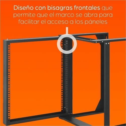 Intellinet 12u Montaje En Pared Caja Abierta Marco De Bastidor Para Material Informático, Equipo De Red, Servidor, Conmutador, Panel De Conexión - 2 Poste400mm Profundidad Del Rack - Negro - Acero, Spcc - 30kg Capacidad De Peso Estático - 3año(s) Garantía - Image 11
