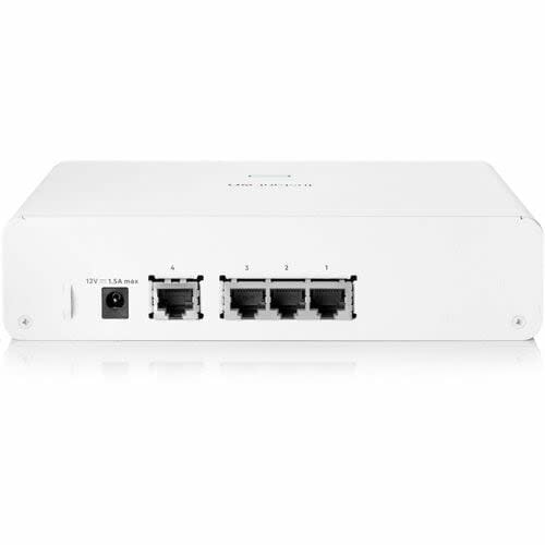 HPE ARUBA NETWORKING Aruba Instant On Sg1004 Router - 4 Puertos - 3 Rj-45 Port(s) - 1 Wan Port(s) - Gigabit Ethernet - Sobremesa, Montaje En Pared