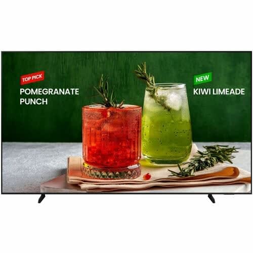Pantalla Biz Tv Samsung 98? 4k Led Smart Tv ? Hdmi -Usb ? Lan -Negro -Wifi 5- Bluetooth 5.2 16/7 Con 3 Años De Garantia