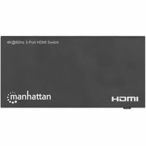 Switch Hdmi De 3 Puertos 4k - 3840 X 2160 - 4k, 4k Uhd - 1080p - 3 Dispositivo De Entrada - 1 Pantalla - Tv, Proyector, Señalización Digital, Monitor, Portátil, Computador, Receptor A/V, Consola De Juegos, Playstation, Xbox, Reproductor De Disco Blu-Ray, ... - 1 X Usb - 3 X Entrada Hdmi - 1 X Salida Hdmi