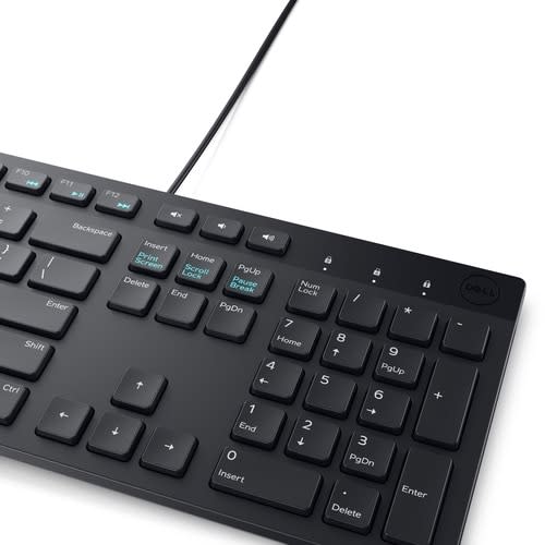 Kit Teclado Y Mouse Alambrico Dell - Km300c - Color Negro - Lenguaje Español - 1 Año De Garantía.
