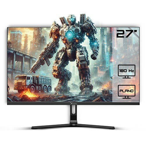 Monitor Lcd Xzeal Xz4015-2 27" (68.6cm) Clase - Negro - 27" (68.6cm) Viewable - 1ms - 180hz Frecuencia De Actualización - Compatible Con Montura Vesa - Image 3