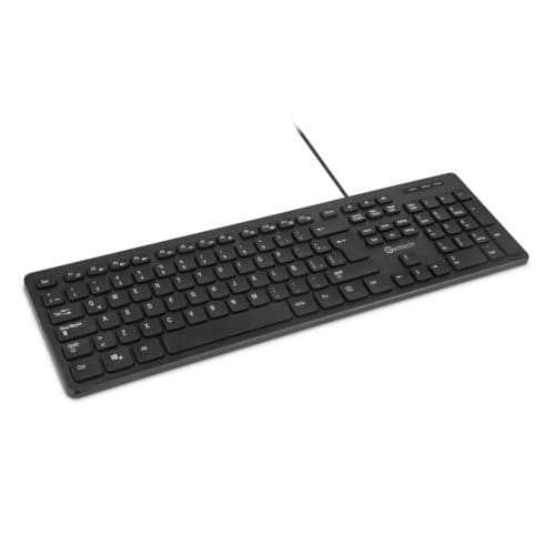 Teclado Slim Getttech Alambrico Con 2 Puertos Usb Port Teclado Negro Idioma Español Latinoamérica - Image 5