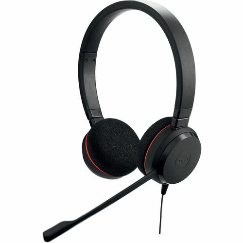 Auriculares Jabra Evolve 20 Cableado Sobre La Cabeza Estéreo - Binaural - Supra-Aural - Función De Cancelación De Ruido Ambiente Micrófono - Cancelación De Ruido - Usb Tipo C, Usb Tipo A