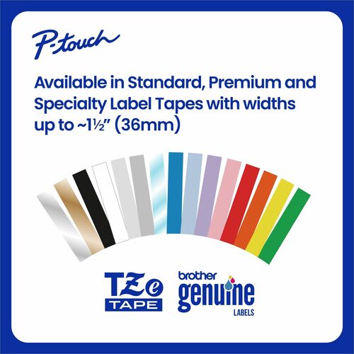 Brother P-Touch Cinta Para Etiquetas - 9mm Ancho - Blanco - Laminada - 1 Solamente