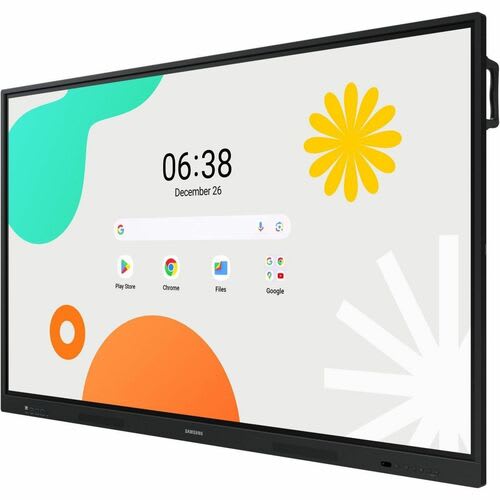 Samsung Wa65f 1651mm 4k Uhd Lcd Pantalla De Colaboración - Infrarrojo (irda) - Pantalla Táctil - 3840 X 2160 - 400cd/M² - 1,200:1 Contrast Ratio - 2160p - Usb - Hdmi - Bluetooth - Android 14