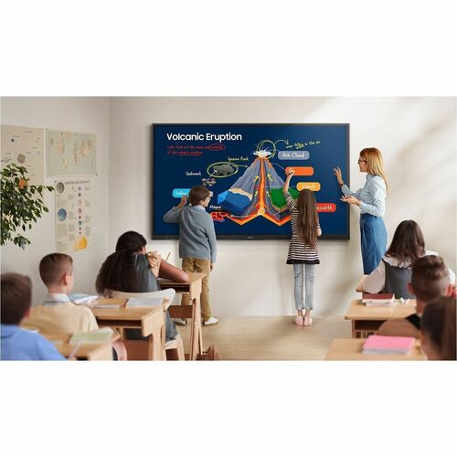 Samsung Wa65f 1651mm 4k Uhd Lcd Pantalla De Colaboración - Infrarrojo (irda) - Pantalla Táctil - 3840 X 2160 - 400cd/M² - 1,200:1 Contrast Ratio - 2160p - Usb - Hdmi - Bluetooth - Android 14
