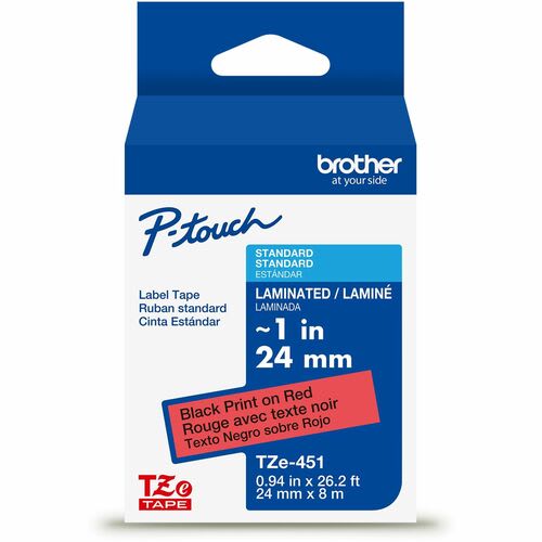 Brother P-Touch Cinta Para Etiquetas - 24mm Ancho - Laminada - 1 Solamente