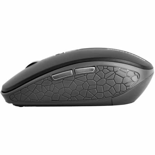 Mouse Perfect Choice Orion - Frecuencia Bluetooth/Radio - Negro - Inalámbrico - 10m - 2.40ghz - Recargable - 3200 Dpi - Rueda De Desplazamiento