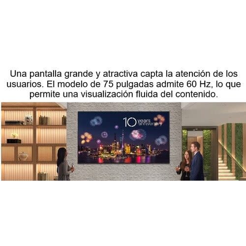 Pantalla Lg Signage 86inc 4k 500 Nits 24/7 Hrs