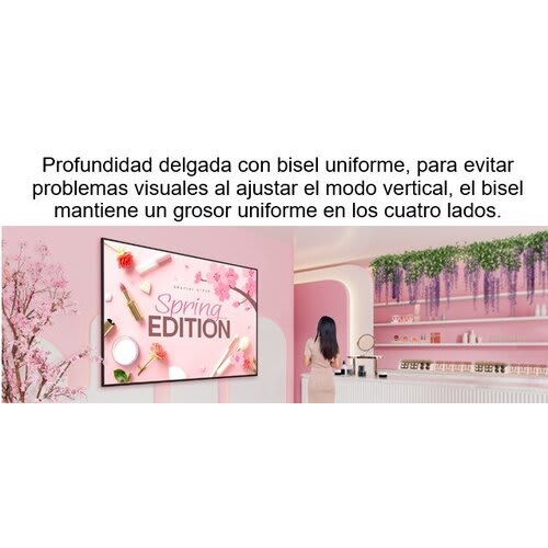 Pantalla Lg Signage 86in + Soporte Videowall 70k 37in A 70in