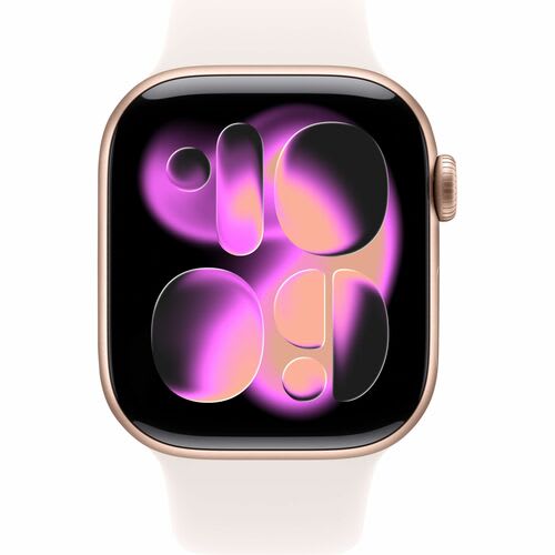 Apple Watch Series 11 Smart Watch - 42mm Case Height - 36mm Case Width - Rosa Gold Case Color - Rosa Rubor Band Color - Aluminio Case Material - Goma Band Material - Lan Inalámbrica - Sensor Eléctrico De Frecuencia Cardíaca, Sensor óptico De Pulso Cardíaco, Sensor De Temperatura, Compás Digital, Altímetro, Acelerómetro, Sensor Gyro, Sensor De Luz Ambiental, Sensor Ecg, Monitor De Ritmo Cardiaco - Monitorización De Sue?o, Altavoz, Reproductor De Música, Tel&