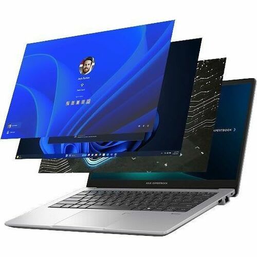 Laptop Asus Expertbook P1 14 Pulgadas (p1403cva) Fhd (1920 X 1080) Intel Core I5-13420h- W11pro-8gb-512gb Ssd-Gris-1 Año De Garantia-Teclado En Español No Retroiluminado.