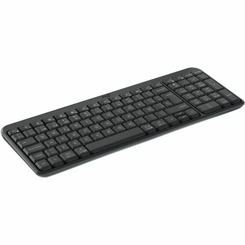Logitech K250 Robusto Teclado - Compacto - Inalámbrico Conectividad - Español - Qwerty Diseño - Grafito - Bluetooth - 10m - Windows 10, Windows 11, Mac Os X 12.0 Monterey, Chromeos, Linux, Ipados 15, Ios 15, Android 12 - Chromebook - Pc, Mac - Plástico Reciclado - Aaa Tamaño De Batería Admitida