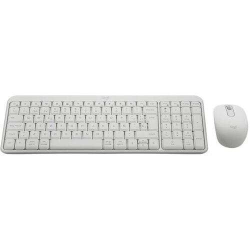 Teclado Y Ratón Logitech Mk250 Robusto - Qwerty - Español - Mecánico Inalámbrico Bluetooth Teclado - Keyboard/Keypad Color: Blanco - Inalámbrico Bluetooth Mouse - óptico - 1000 Dpi - 3 Botón - Rueda De Desplazamiento - Pointing Device Color: Blanco - Simétrico - Aa, Aaa - Compatible Con Pc, Mac