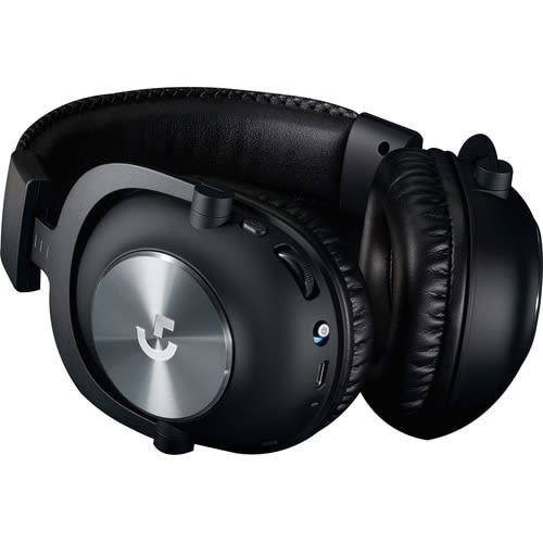 Auriculares De Gaming Logitech Inalámbrico Sobre La Cabeza Estéreo - Negro - Binaural - Circumaural - 1500cm - 32ohm - 20hz A 20khz - Cardioid, Uni Direccional, Electret, Condensador Micrófono
