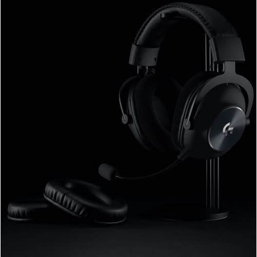 Auriculares De Gaming Logitech Inalámbrico Sobre La Cabeza Estéreo - Negro - Binaural - Circumaural - 1500cm - 32ohm - 20hz A 20khz - Cardioid, Uni Direccional, Electret, Condensador Micrófono
