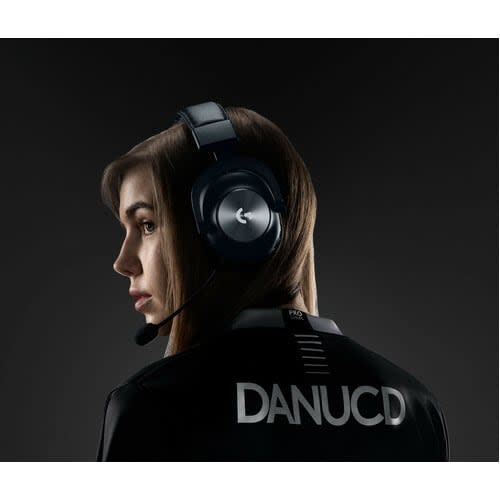 Auriculares De Gaming Logitech Inalámbrico Sobre La Cabeza Estéreo - Negro - Binaural - Circumaural - 1500cm - 32ohm - 20hz A 20khz - Cardioid, Uni Direccional, Electret, Condensador Micrófono