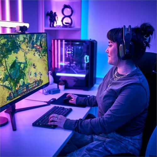 Logitech G G515 Lightspeed Tkl Teclado Gaming - Compacto - Con Cable/Inalámbrico Conectividad - Usb Tipo A Interfaz - Rgb Led - Negro - Mecánico Llave De Contacto - Bluetooth - Windows 10, Mac Os X 12.0 Monterey, Chromeos, Android 4.3 Jelly Bean, Ios 10 - Computador - Pc, Mac