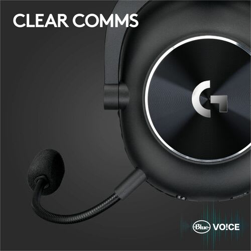 Auriculares De Gaming Logitech G Pro X Con Cable/Inalámbrico Sobre La Cabeza Estéreo - Negro - Binaural - Cerrado - 3000cm - Bluetooth - 38ohm - 20hz A 20khz - Cardioid, Uni Direccional, Condensador Electret Micrófono - Usb, Mini-Phone (3.5mm)