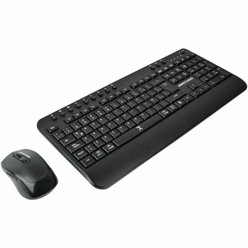 Perfect Choice Teclado Y Ratón Perfect Choice Keyvance - Qwerty - Español (américa Latina) - Usb Membrana Inalámbrico Bluetooth/Rf 2.40ghz Teclado - Keyboard/Keypad Color: Negro - Usb Inalámbrico Bluetooth/Rf Mouse - óptico - 3200 Dpi - 6 Botón - Pointing Device Color: Negro - Multimedia Tecla(s) De Acceso Rápido - Aa, Aaa - Compatible Con Pc, Mac