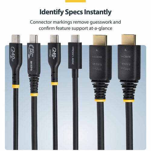 Startech.com Cable Hdmi De 2m Certificado De Ultra Alta Velocidad - 8k60/4k120 - Cable Hdmi 2.1 Con Hdr10+ / Earc - 48gbps - Cable Hdmi 8k - Cable For Monitor, Tv, Pantalla, Workstation, Mosaico, Dispositivo De Audio/Vídeo, Macbook, Macbook Air, Macbook Pro - 48gbit/S - Admite Hasta7680 X 4320, 3840 X 2160 - Apantallado - Oro Conector Chapado - 30 Awg - Negro