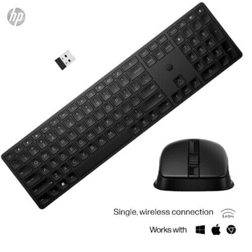 Combo Teclado Y Mouse Inalambri Co Hp 655 Wireless Usb-A Negro 1yw - Image 2