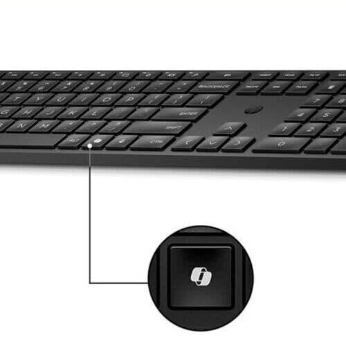 Combo Teclado Y Mouse Inalambri Co Hp 655 Wireless Usb-A Negro 1yw - Image 3