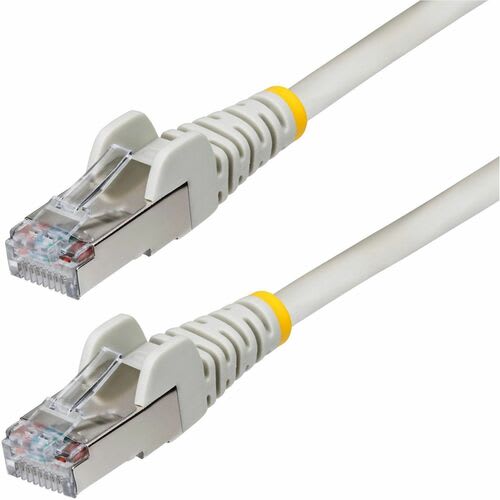 Startech.com 1.52m Categoría 6a Cable De Red - 1 - Cable For Dispositivo De Red, Conmutador, Nas, Módulo, Dispositivos Poe, Conmutador Poe, Punto De Acceso, Cámara Ip - 10gbit/S - Cable De Conexión - Apantallado - Oro Conector Chapado - Lszh - 27 Awg - Gris