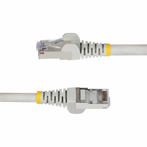 Startech.com 1.52m Categoría 6a Cable De Red - 1 - Cable For Dispositivo De Red, Conmutador, Nas, Módulo, Dispositivos Poe, Conmutador Poe, Punto De Acceso, Cámara Ip - 10gbit/S - Cable De Conexión - Apantallado - Oro Conector Chapado - Lszh - 27 Awg - Gris - Image 3
