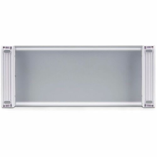 Startech.com Elevador Para Monitor - Conforme Con Normas Taa - 15kg Capacidad De Carga - 9.1cm Altura X 22.1cm Ancho - Mesa - Acero, Plástico - Plata, Blanco - Para Monitor, Portátil, Teclado, Mouse, Accesorios, De Escritorio, Computador - Ergonómico, Duradero, Robusto, Antideslizante, Dura Dero, Antideslizante, Patas De Goma
