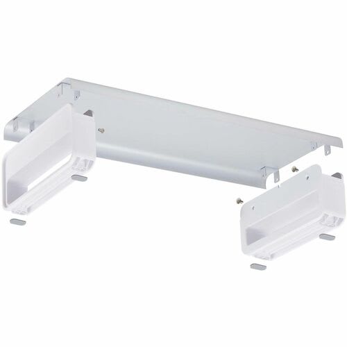 Startech.com Elevador Para Monitor - Conforme Con Normas Taa - 15kg Capacidad De Carga - 9.1cm Altura X 22.1cm Ancho - Mesa - Acero, Plástico - Plata, Blanco - Para Monitor, Portátil, Teclado, Mouse, Accesorios, De Escritorio, Computador - Ergonómico, Duradero, Robusto, Antideslizante, Dura Dero, Antideslizante, Patas De Goma