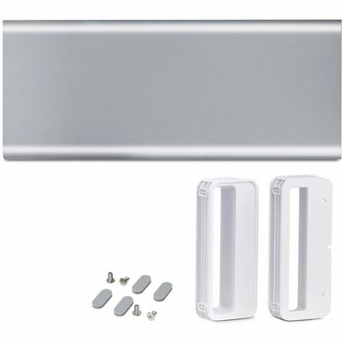 Startech.com Elevador Para Monitor - Conforme Con Normas Taa - 15kg Capacidad De Carga - 9.1cm Altura X 22.1cm Ancho - Mesa - Acero, Plástico - Plata, Blanco - Para Monitor, Portátil, Teclado, Mouse, Accesorios, De Escritorio, Computador - Ergonómico, Duradero, Robusto, Antideslizante, Dura Dero, Antideslizante, Patas De Goma