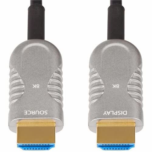 Startech.com 15.24m Fibra óptica Híbrida Cable A/V - 1 / Solamente - Cable For Dispositivo De Audio/Vídeo - 48gbit/S - Apantallado - Oro Conector Chapado - Cmr, Cmp, Plenum - 28/30 Awg - Negro