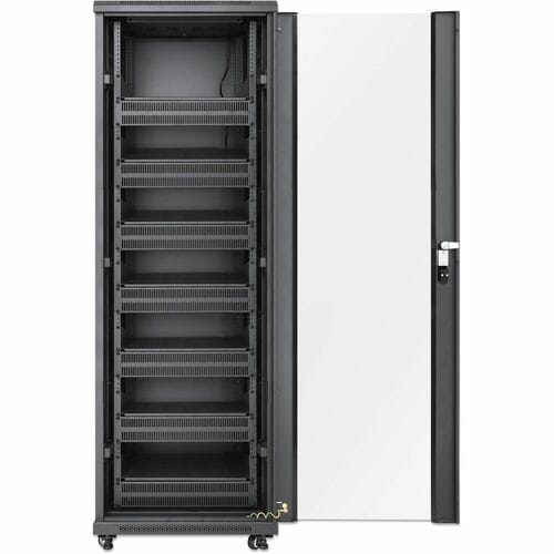 Gabinete 19" Pro Line Con Extractores De Aire, 38u, Frente De 600 Mm, Unidad De Ventilación Con Dos Extractores De Aire Instalados En El Techo, Profundidad De 600 Mm, Ensamblado, Negro Ral 9004, Profundidad De Instalación útil: Ajustable De 150 A 500 Mm (5.91 A 19.69 Pulg.) - Image 4