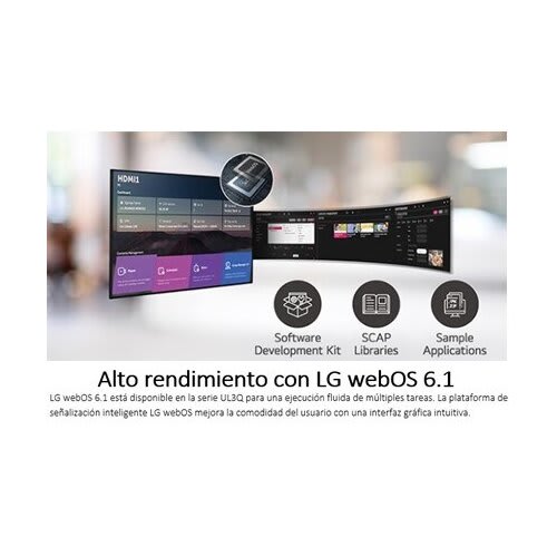Pantalla Lg Signage 43inc 4k 500 Nits 24/7 Hrs