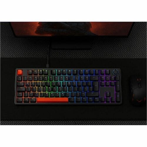 Naceb Na-0972 Teclado Gaming - Compacto - Cable Conectividad - Usb Interfaz - Rgb Led - Negro - Windows, Mac Os - Pc, Mac - Plástico Abs, Cloruro De Polivinilo (pvc)