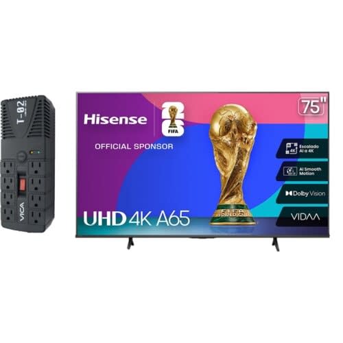 Hisense Qled Smart Tv Uhd 4k 65 Pulgadas Con Regulador Vica T-02 De 700w