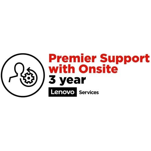 Lenovo Premier Support - 3 Años - Garantía - 24 X 7 X Día Laborable Siguiente - In Situ - Mantenimiento - Recambios Y Mano De Obra - Física
